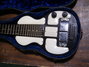 Rickenbacker B Post War/6 LapSteel, Black: Close up - Free2