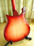 Aug 2011 Rickenbacker 620/6 , Fireglo: Body - Rear