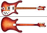 Rickenbacker 480/6 , Fireglo: Free image