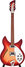 Rickenbacker 330/6 , Fireglo: Full Instrument - Front