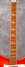Rickenbacker 481/6 Slant Fret, Fireglo: Neck - Front
