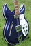 Rickenbacker 381/6 V69, Midnightblue: Close up - Free