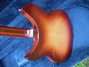 Oct 1987 Rickenbacker 1998/6 PT, Fireglo: Body - Rear