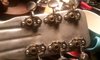 Rickenbacker NS 100/6 LapSteel, Silver: Headstock - Rear