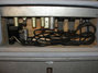 Dec 1960 Rickenbacker B-16/amp Head and Cab, Silver: Body - Rear