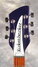 Rickenbacker 330/6 , Midnightblue: Headstock