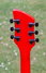 Rickenbacker 360/6 WB BH BT, Red: Headstock - Rear