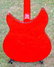 Jul 1991 Rickenbacker 360/6 WB BH BT, Red: Body - Rear