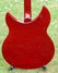 Jun 2012 Rickenbacker 330/6 , Ruby: Body - Rear