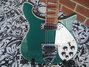 Rickenbacker 620/6 , Turquoise: Close up - Free2