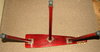 Rickenbacker 102/6 LapSteel, Red: Full Instrument - Rear