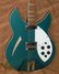 Rickenbacker 360/12 V64, Turquoise: Body - Front