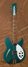 Rickenbacker 360/12 V64, Turquoise: Full Instrument - Front