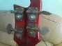 Rickenbacker 4001/4 Mod, Fireglo: Headstock - Rear