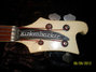 Rickenbacker 4001/4 BT, White: Headstock