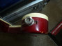 Rickenbacker 4001/4 Mod, Burgundy: Close up - Free