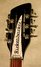 Rickenbacker 620/12 , Jetglo: Headstock