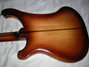 Nov 1977 Rickenbacker 4001/4 Mod, Walnut: Body - Rear