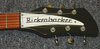 Rickenbacker 320/6 f hole, Jetglo: Headstock