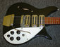 Rickenbacker 320/6 f hole, Jetglo: Body - Front