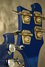 Sep 1975 Rickenbacker 4080/46 Doubleneck, Azureglo: Headstock - Rear