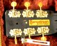 Rickenbacker B/6 Mod, Black: Headstock - Rear