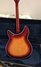 Rickenbacker 381/12 V69, Fireglo: Neck - Rear