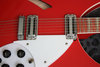 Rickenbacker 360/12 V64, Red: Headstock - Rear