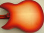 May 2012 Rickenbacker 330/6 , Fireglo: Body - Rear