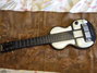 Rickenbacker B/6 LapSteel, Black: Full Instrument - Rear
