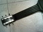 Rickenbacker 59/6 LapSteel, Black crinkle: Neck - Rear