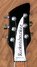 Rickenbacker 620/6 , Jetglo: Headstock
