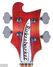 Rickenbacker 4003/4 , Fireglo: Headstock