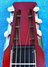 Rickenbacker 100/6 LapSteel, Red: Headstock
