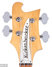 Rickenbacker 4003/4 , Mapleglo: Headstock
