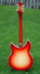 Rickenbacker 360/12 C63, Fireglo: Full Instrument - Rear