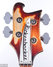 Rickenbacker 4003/4 , Fireglo: Headstock