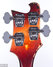 Rickenbacker 4003/4 , Fireglo: Headstock - Rear