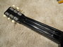 Rickenbacker B Post War/6 LapSteel, Black: Neck - Rear
