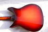 Aug 2008 Rickenbacker 1996/6 f hole, Amber Fireglo: Body - Rear