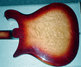 Rickenbacker 660/12 TP, Fireglo: Body - Rear