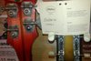 Feb 1976 Rickenbacker 4001/4 , Fireglo: Headstock - Rear