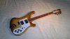 Oct 1976 Rickenbacker 481/6 Slant Fret, Autumnglo: Free image