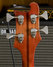 Rickenbacker 4001/4 , Fireglo: Headstock - Rear