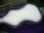 Rickenbacker 59/6 LapSteel, Gray Sunburst: Neck - Front