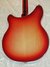 Feb 2012 Rickenbacker 360/6 , Fireglo: Body - Rear