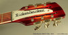 Rickenbacker 360/12 C63, Fireglo: Headstock