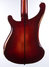 Aug 1972 Rickenbacker 4001/4 , Fireglo: Body - Rear