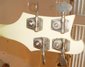 Rickenbacker 4001/4 BT, White: Headstock - Rear
