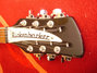 Rickenbacker 360/12 WB, Jetglo: Headstock